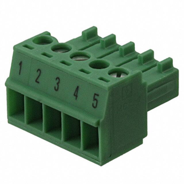 1900507 TERM BLOCK PLUG 5POS STR 3.5MM