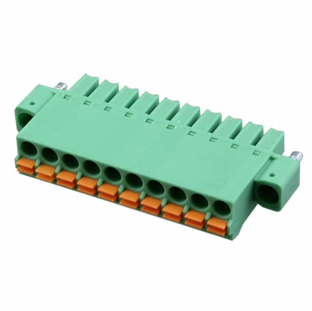1748435 TERM BLOCK PLUG 10POS STR 3.81MM