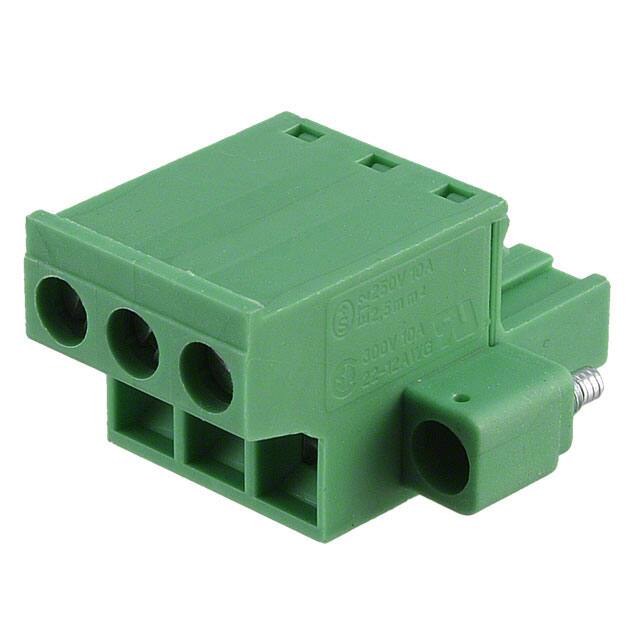 1777811 TERM BLOCK PLUG 3POS STR 5.08MM