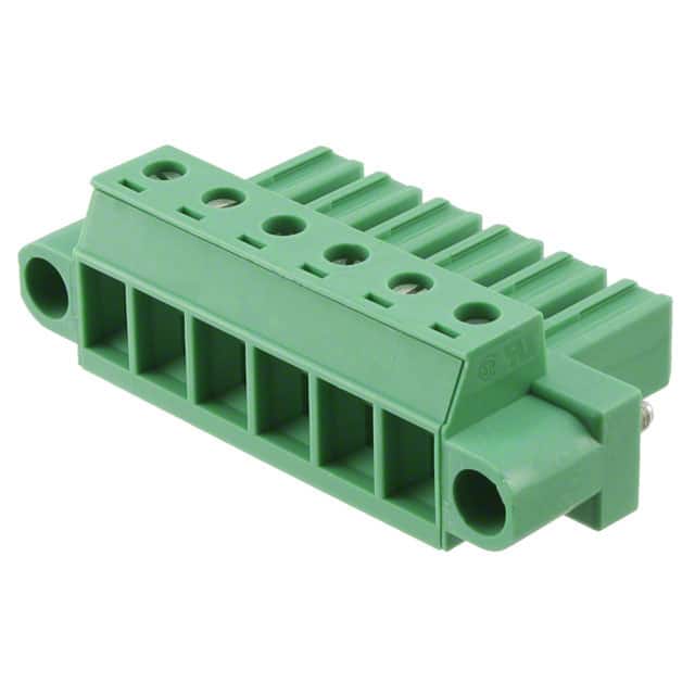 1828281 TERM BLOCK PLUG 6POS STR 7.62MM