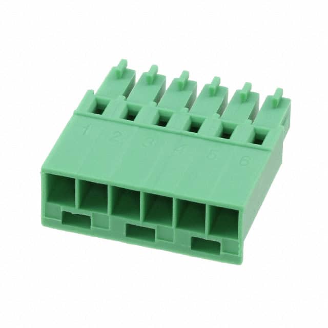 1852215 TERM BLOCK PLUG 6POS STR 3.81MM