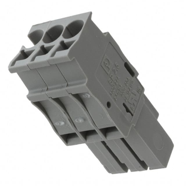 3040274 TERM BLOCK PLUG 3POS STR