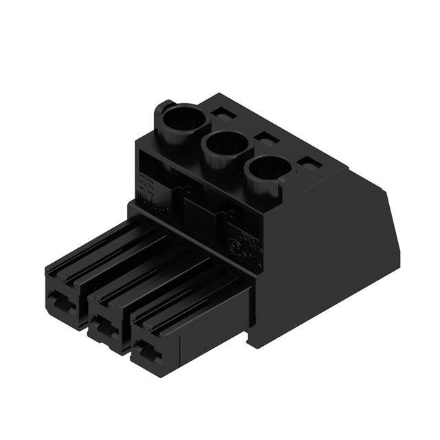 1929940000 TERM BLOCK PLUG 3POS STR 7.62MM