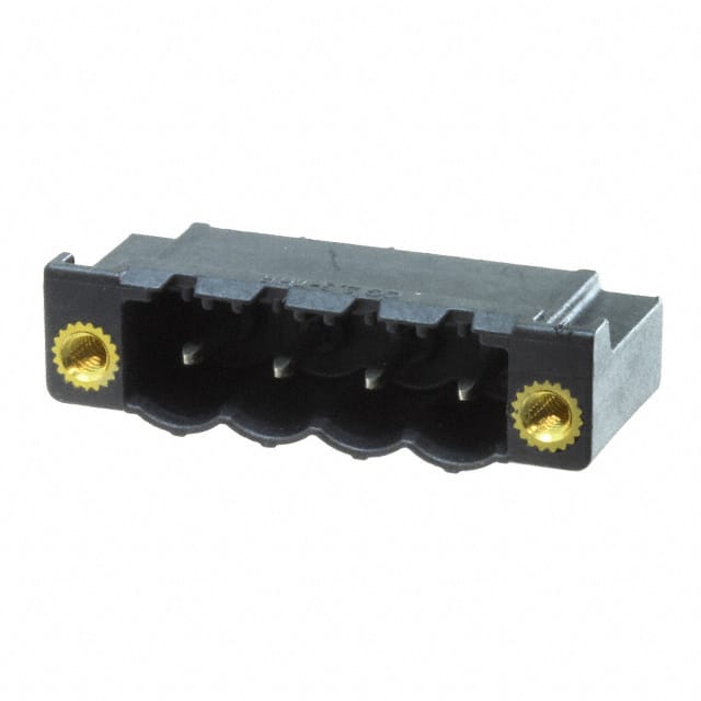 1837381 TERM BLOCK HDR 4POS BLK