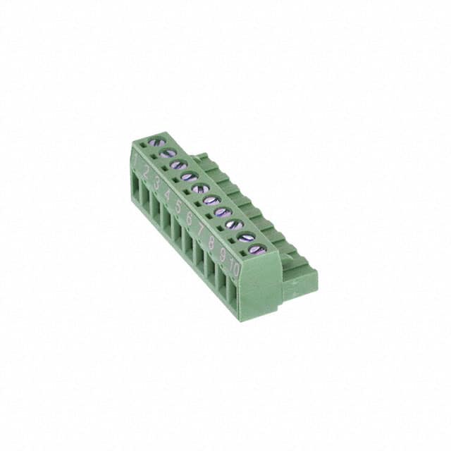 0395305110 TERM BLOCK PLUG 10POS STR 5.08MM