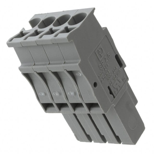 3040287 TERM BLOCK PLUG 4POS STR