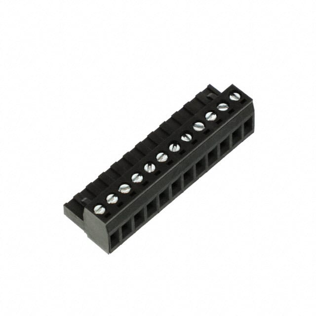 0395200012 TERM BLOCK PLUG 12POS STR 5MM