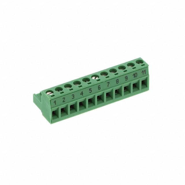 1760129 TERM BLOCK PLUG 11POS STR 5.08MM