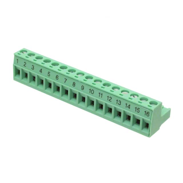 1857391 TERM BLOCK PLUG 16POS STR 5.08MM