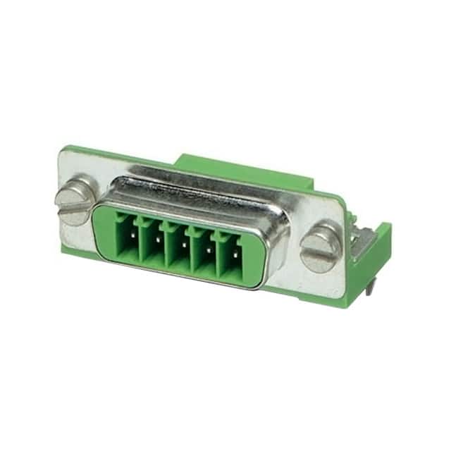 1688825 CONN D-TYPE RCPT 5POS R/A SLDR