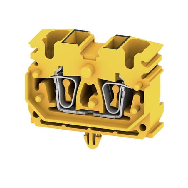 1713000000 TERM BLK MIDDLE 4POS 10.2MM YLW