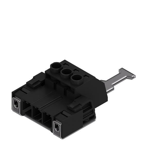 1932460000 TERM BLOCK PLUG 3POS STR 7.62MM