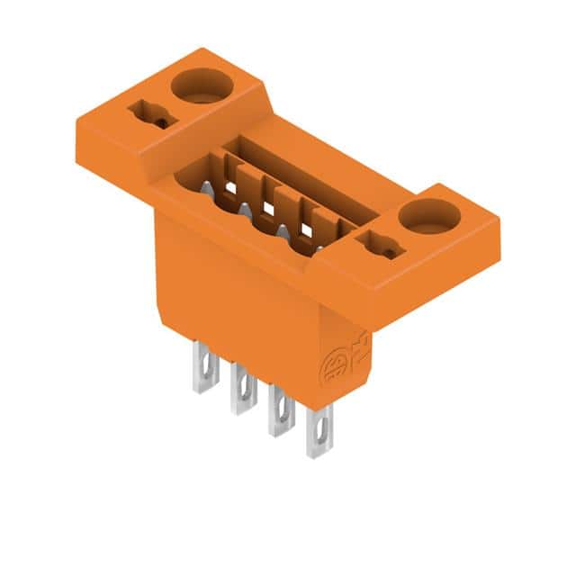 1599150000 TERM BLK HEADER 4POS ORANGE
