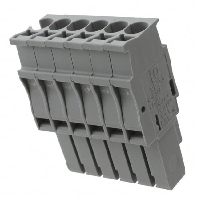3040300 TERM BLOCK PLUG 6POS STR
