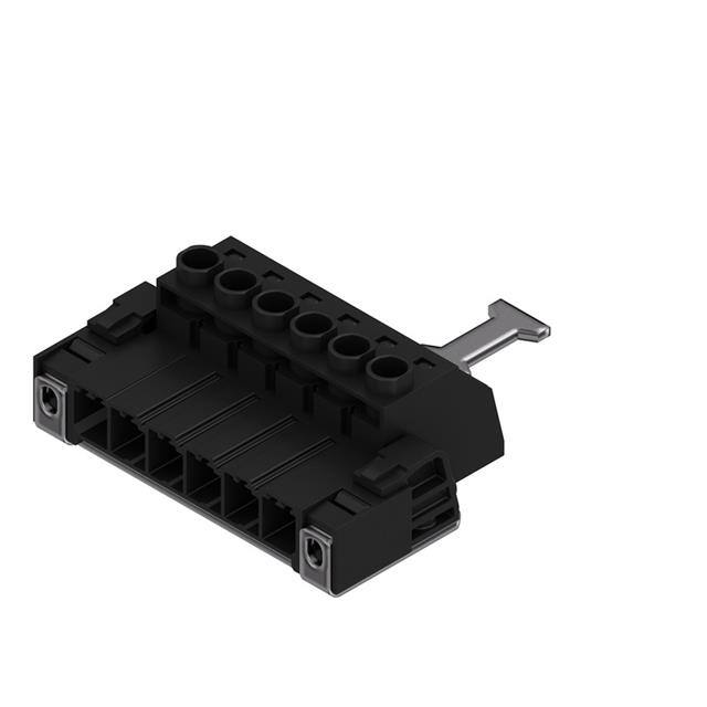 1932490000 TERM BLOCK PLUG 6POS STR 7.62MM