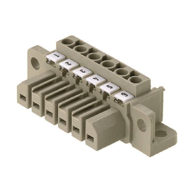 1612080000 TERM BLOCK PLUG 6POS 90DEG 7MM