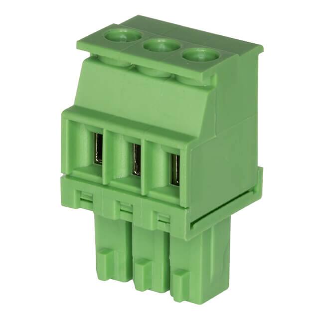 TBP03P4-350-02GR 2~24 POLES, PLUGGABLE, VERTICAL,