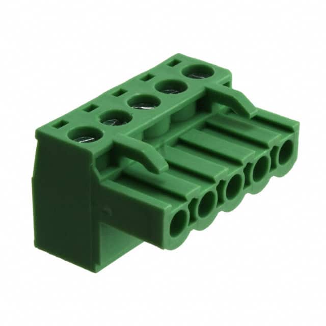 TJ0571560000G TERM BLOCK PLUG 5POS STR 5MM