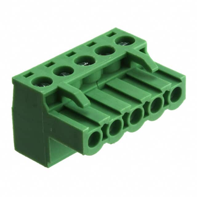 TJ0551560000G TERM BLOCK PLUG 5POS STR 5.08MM