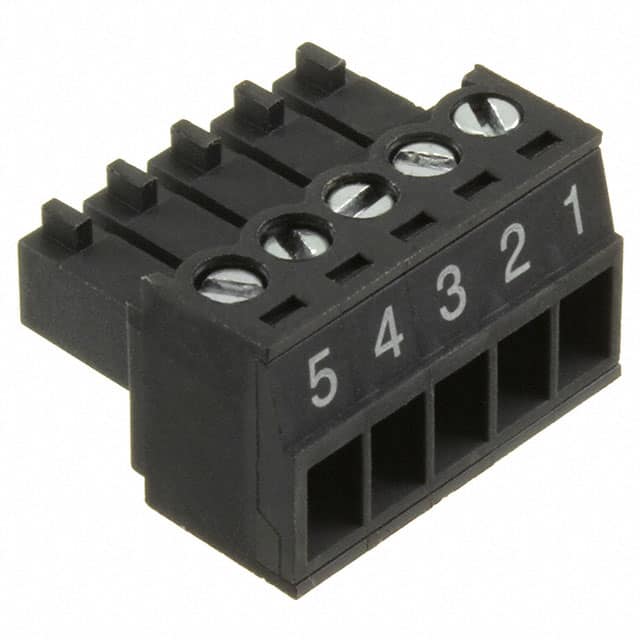 0395000205 TERM BLOCK PLUG 5POS STR 3.5MM