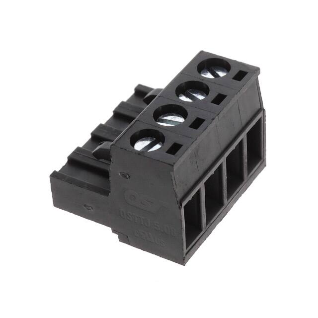 OSTTJ045103 TERM BLOCK PLUG 4POS STR 5.08MM