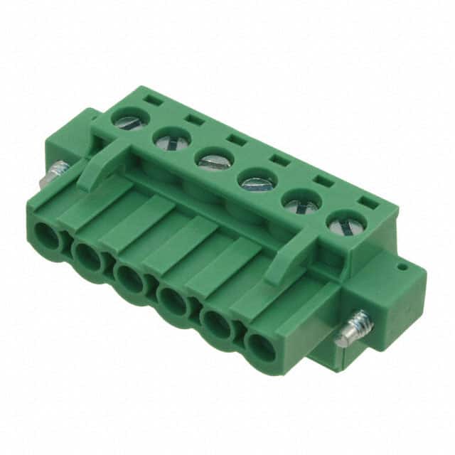 TJ0671570000G TERM BLOCK PLUG 6POS STR 5MM
