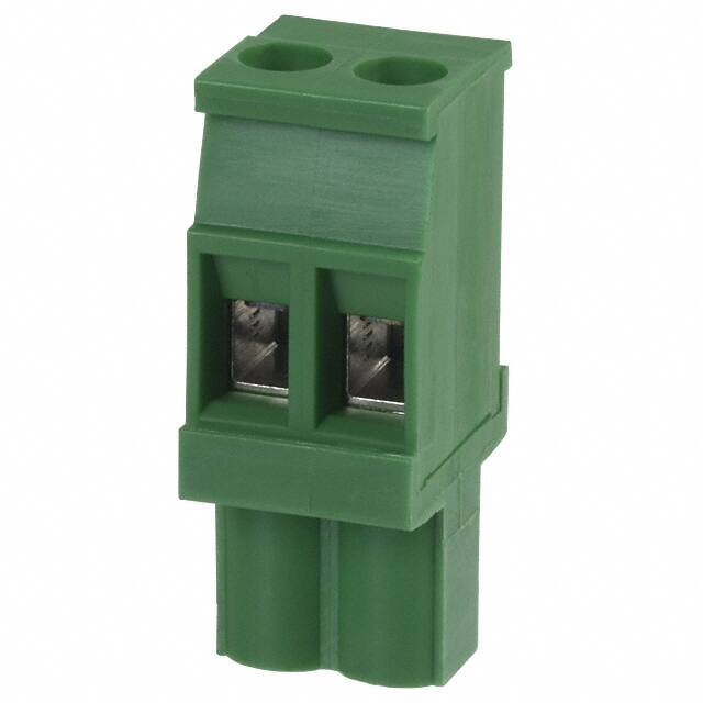 ED1110/2 TERM BLOCK PLUG 2POS 270DEG 5MM