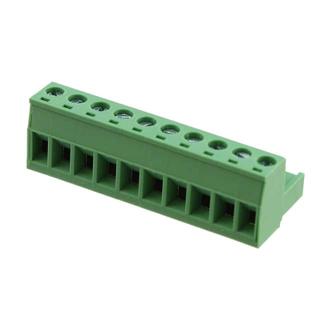 TJ1071500000G TERM BLOCK PLUG 10POS STR 5MM