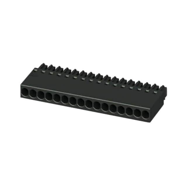 1012282 TERM BLOCK PLUG 16POS 2.54MM