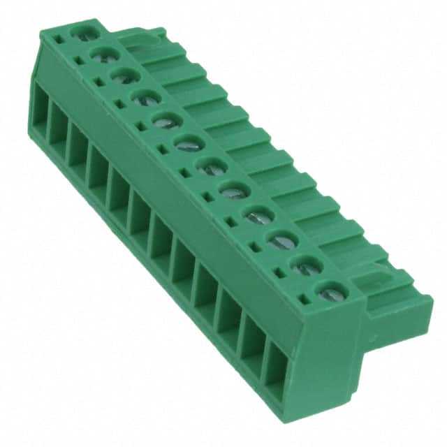 TJ1271560000G TERM BLOCK PLUG 12POS STR 5MM