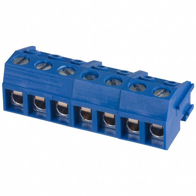 ED130/7DS TERM BLOCK PLUG 7POS 90DEG 5MM