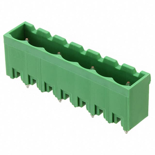 282828-4 TERM BLOCK HDR 4POS VERT 10.16MM