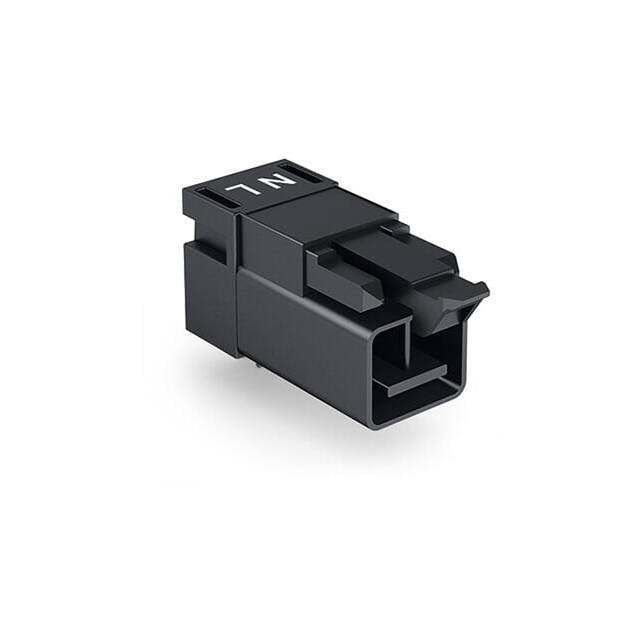 890-812/011-000 PLUG FOR PCBS ANGLED 2-POLE, BLA