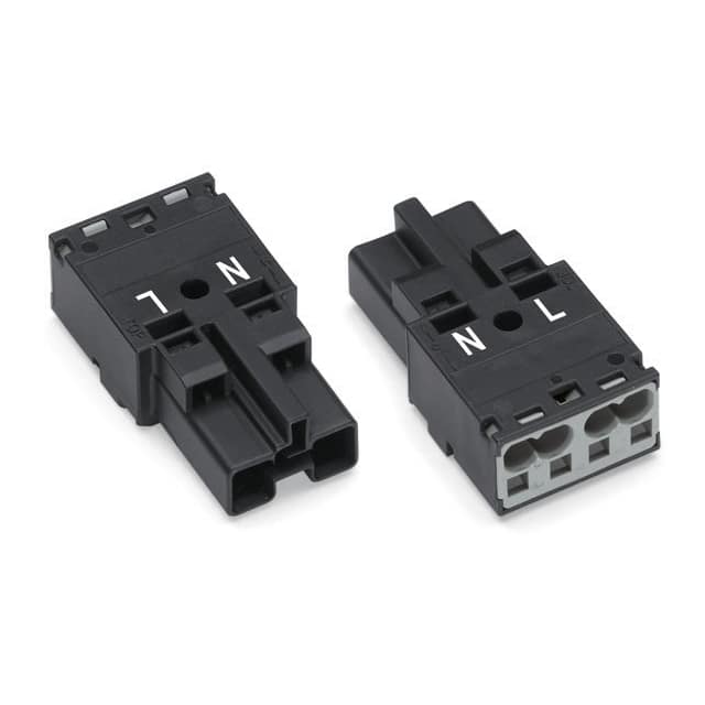 770-212 PLUG 2-POLE, BLACK