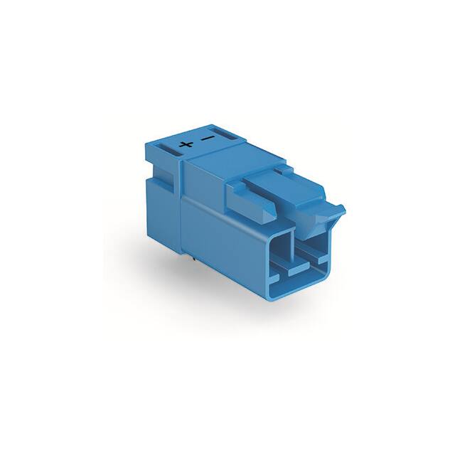 890-3112/011-000 PLUG FOR PCBS ANGLED 2-POLE, BLU