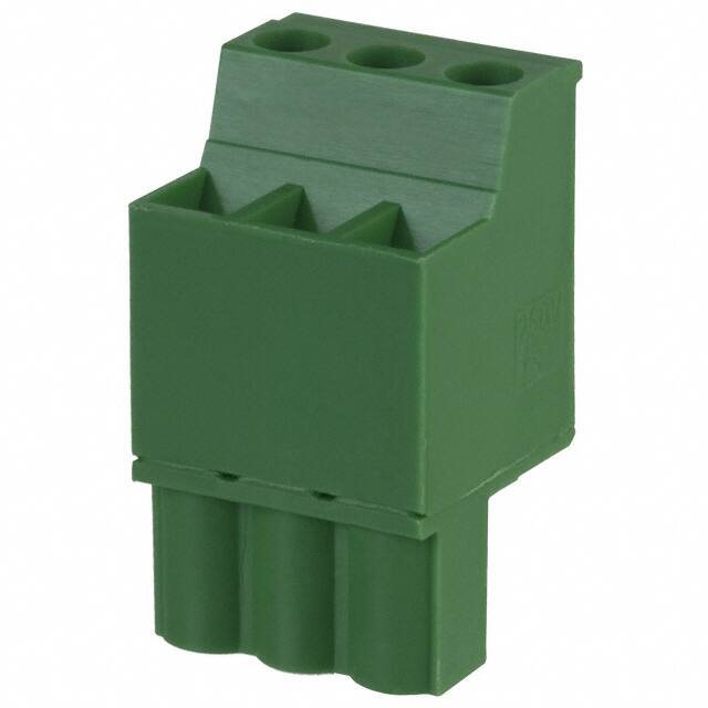 EDZ1200/3 TERM BLOCK PLUG 3POS STR 5.08MM