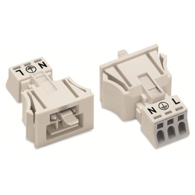890-733 SNAP-IN PLUG WHITE