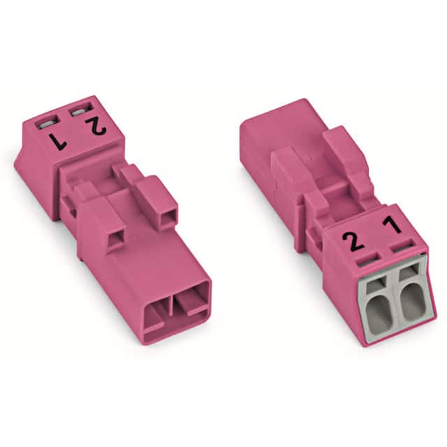 890-292 PLUG; 2-POLE; 1,50 MM; PINK