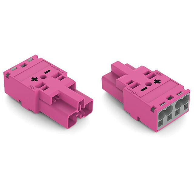 770-292/082-000 PLUG 2-POLE, PINK