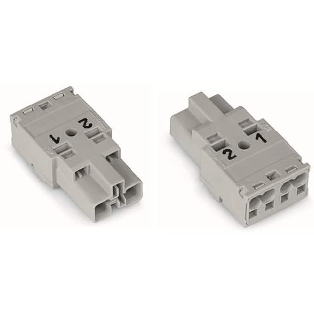 770-252 PLUG 2-POLE, GRAY