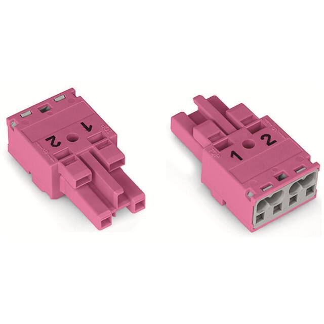 770-282 SOCKET 2-POLE, PINK