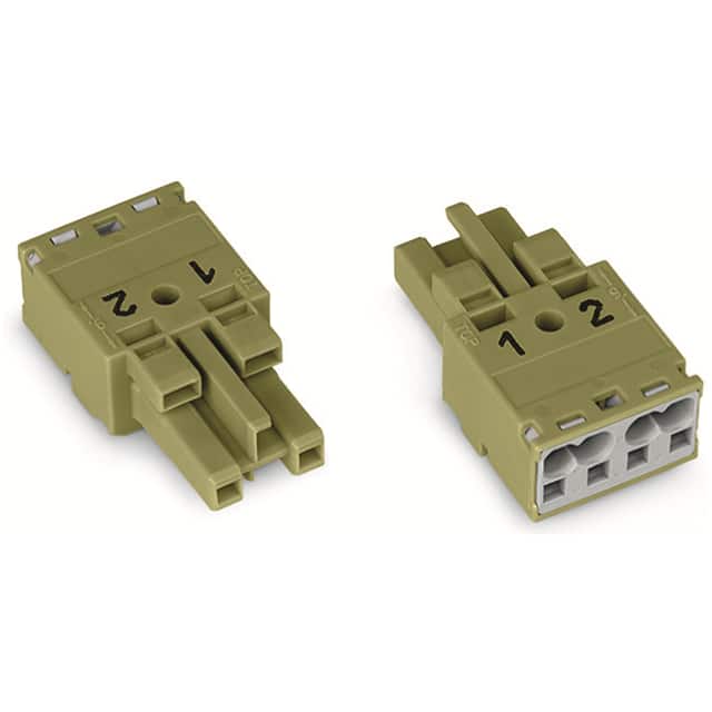 770-262 SOCKET 2-POLE, LIGHT GREEN