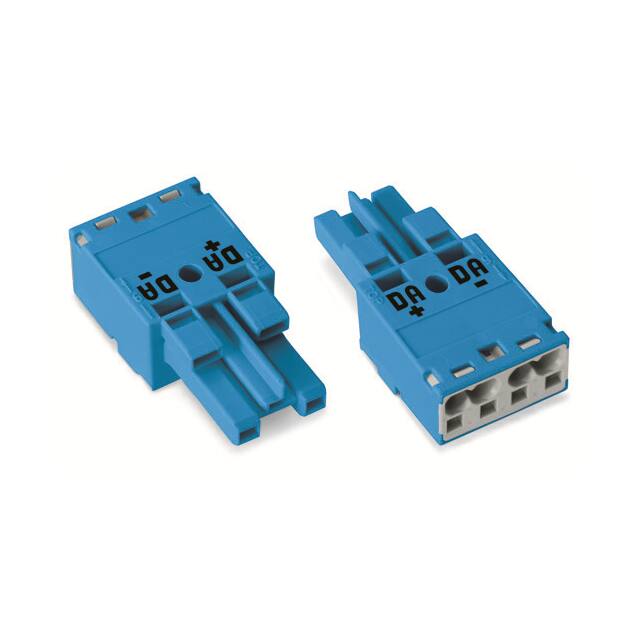 770-1102 SOCKET 2-POLE; BLUE