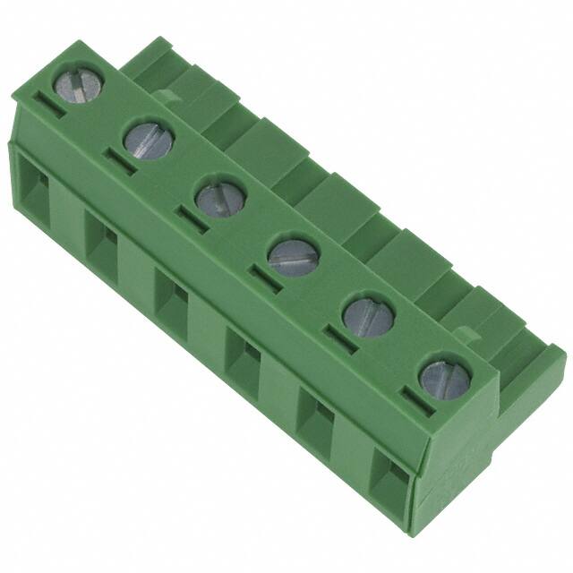 EDZ960/6 TERM BLOCK PLUG 6POS STR 7.62MM