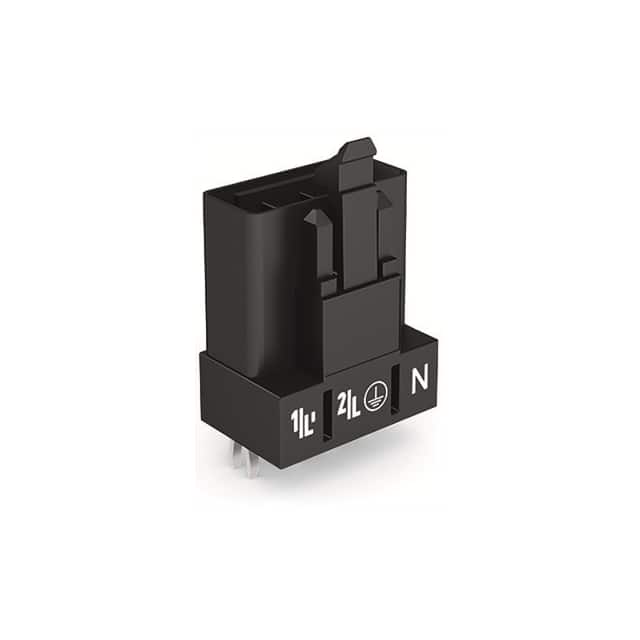 890-814 PLUG FOR PCBS STRAIGHT 4-POLE