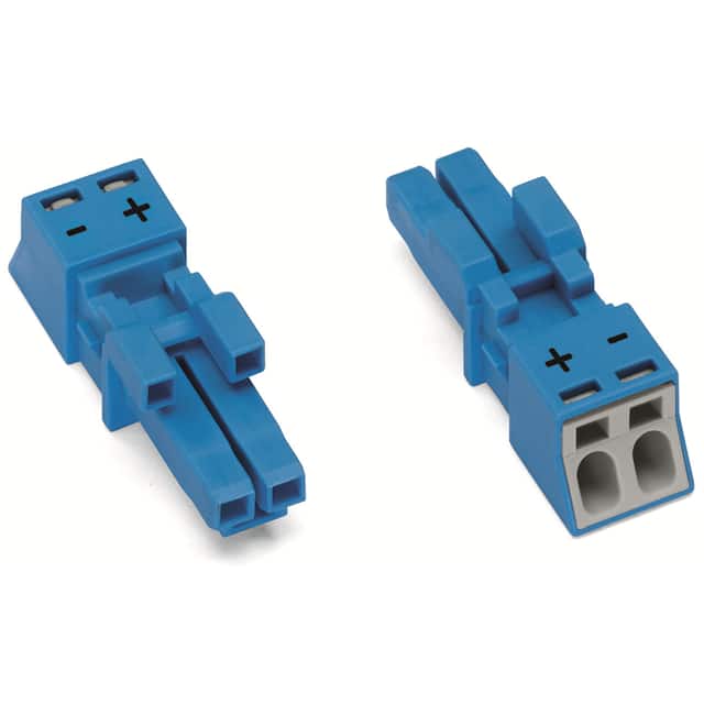 890-1102 SOCKET 2-POLE; BLUE