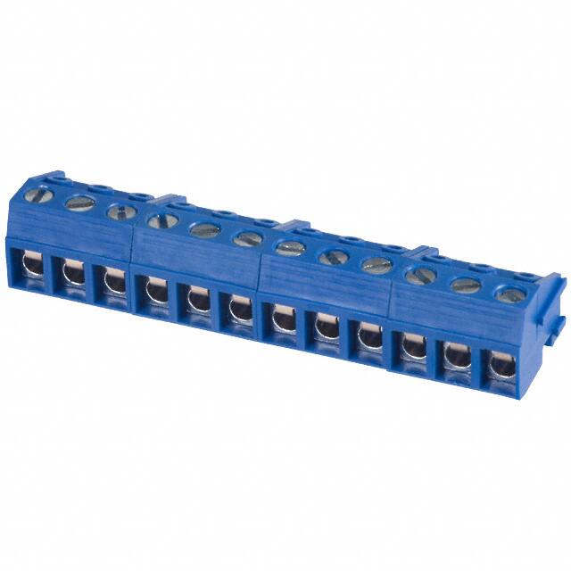 ED130/12DS TERM BLOCK PLUG 12POS 90DEG 5MM