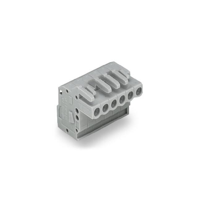 232-109/026-000 1-CONDUCTOR FEMALE PLUG; ANGLED;