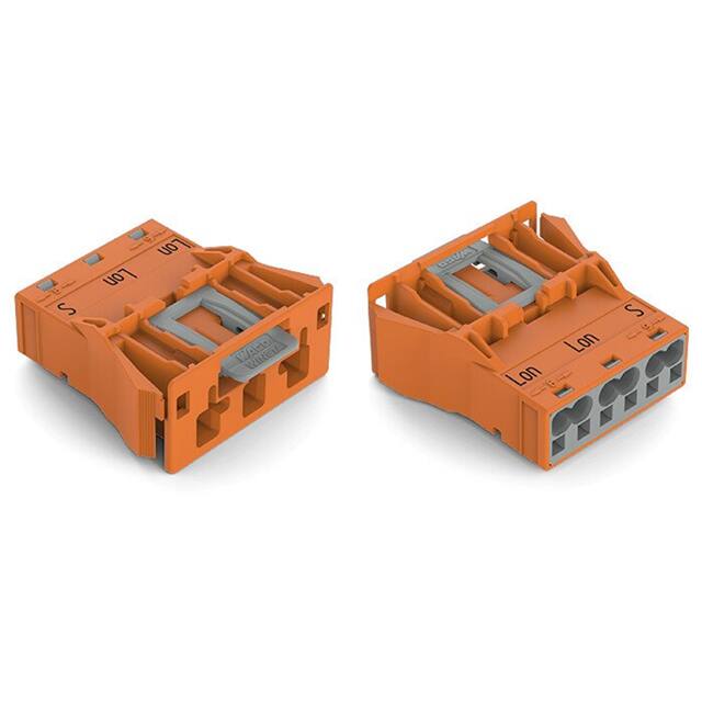 770-2353 SNAP-IN PLUG ORANGE