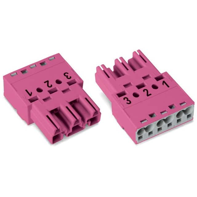 770-293 PLUG 3-POLE, PINK